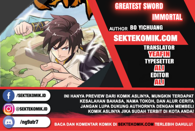 Greatest Sword Immortal - Chapter 33 - Page 1