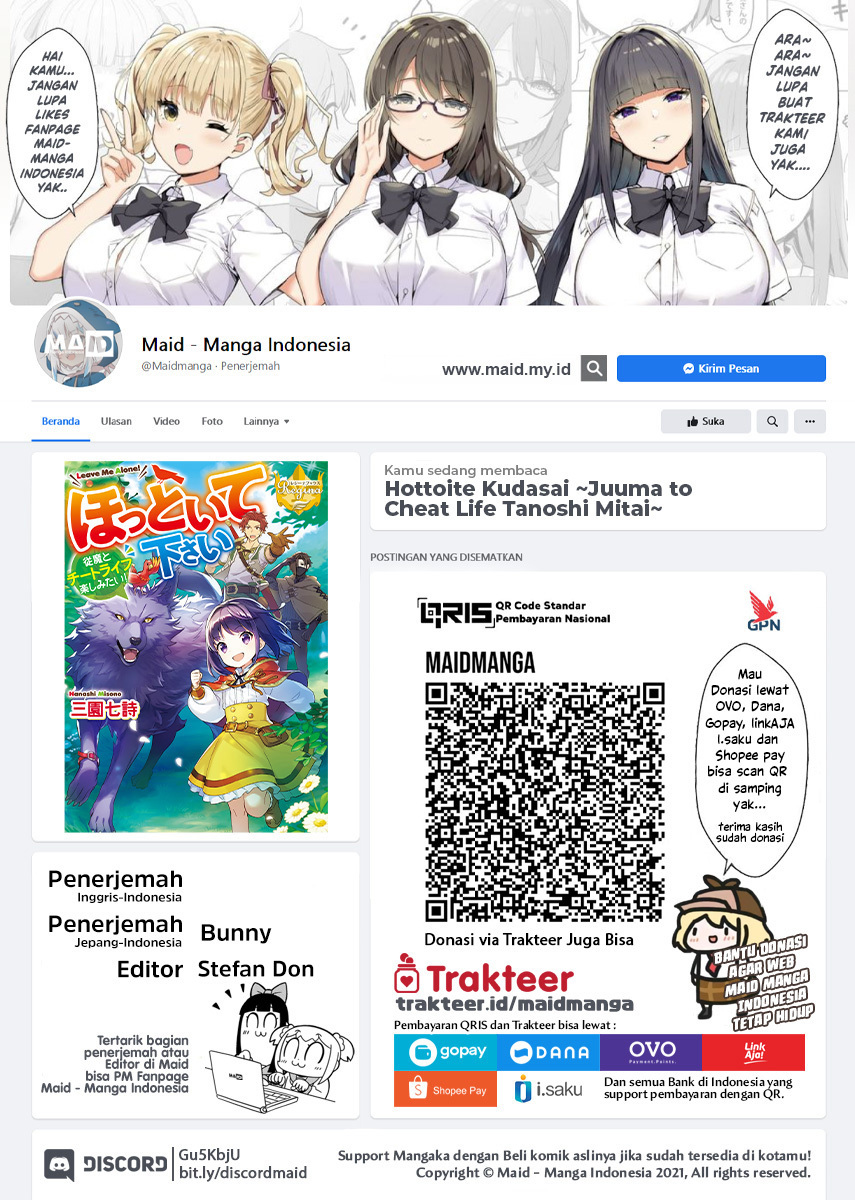 Hottoite Kudasai ~Juuma to Cheat Life Tanoshi Mitai~ - Chapter 15 - Page 2