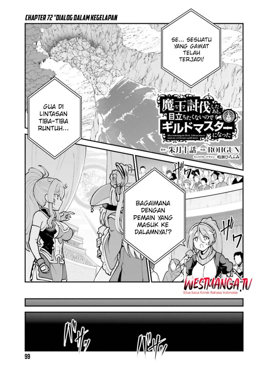 Maou Toubatsu Shita Ato, Medachitakunai node Guild Master ni Natta - Chapter 72 - Page 2