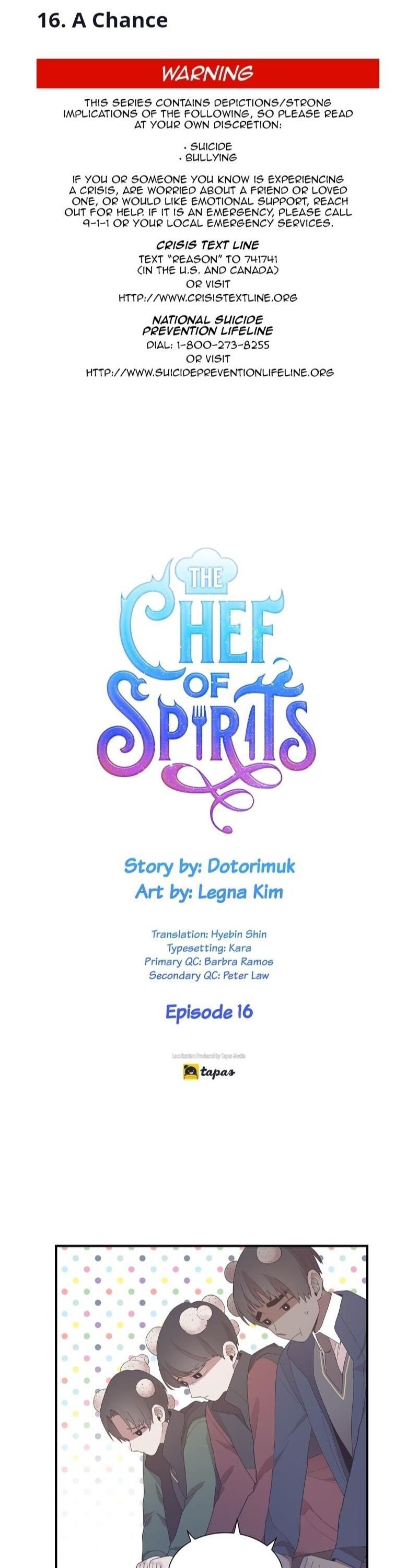 The Chef of Spirits - Chapter 16 - Page 1