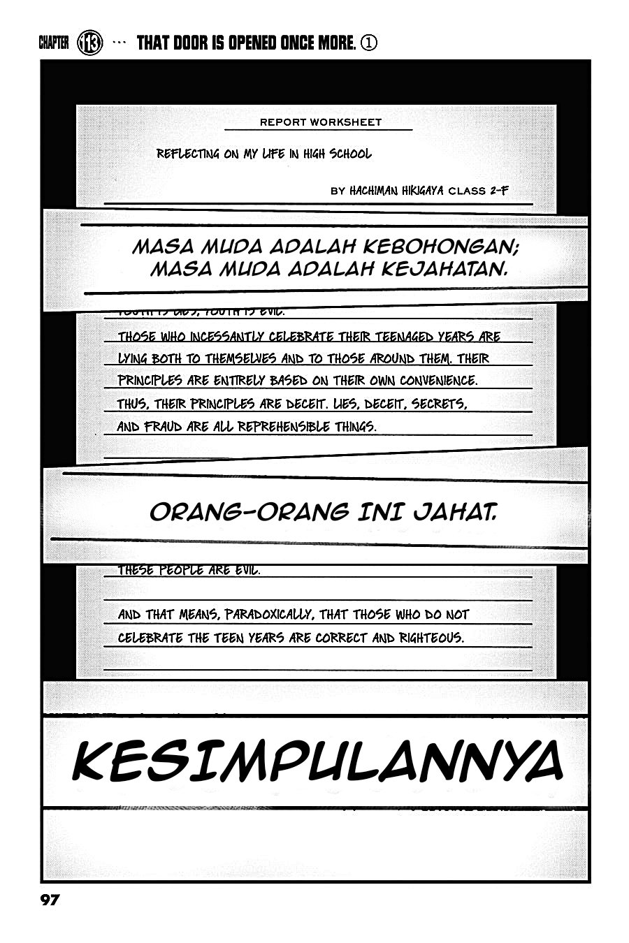 Yahari Ore no Seishun Love Come wa Machigatteiru - Chapter 112 - Page 1