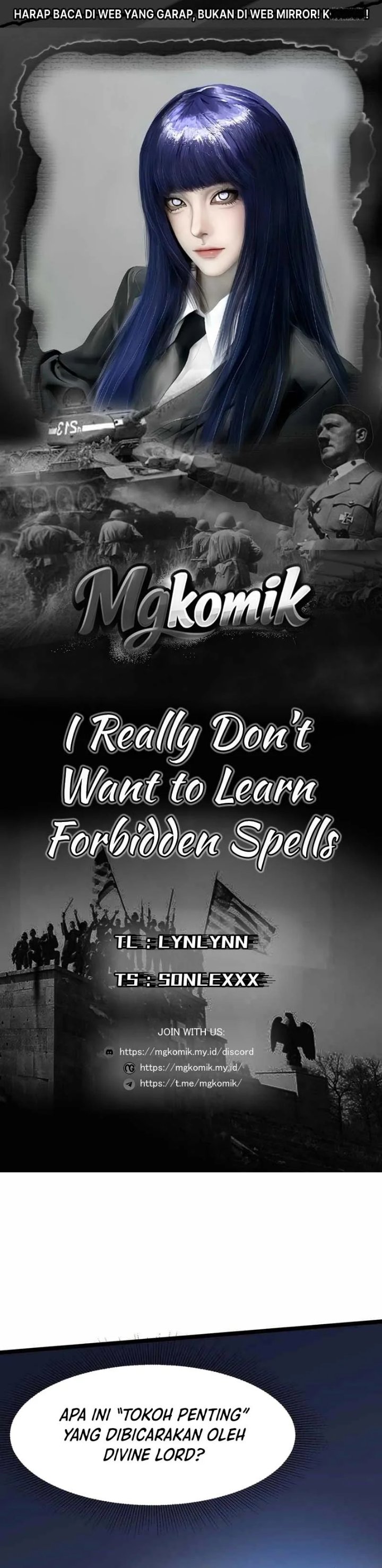 I Really Don't Want to Learn Forbidden Spells - Chapter 182 - Page 1