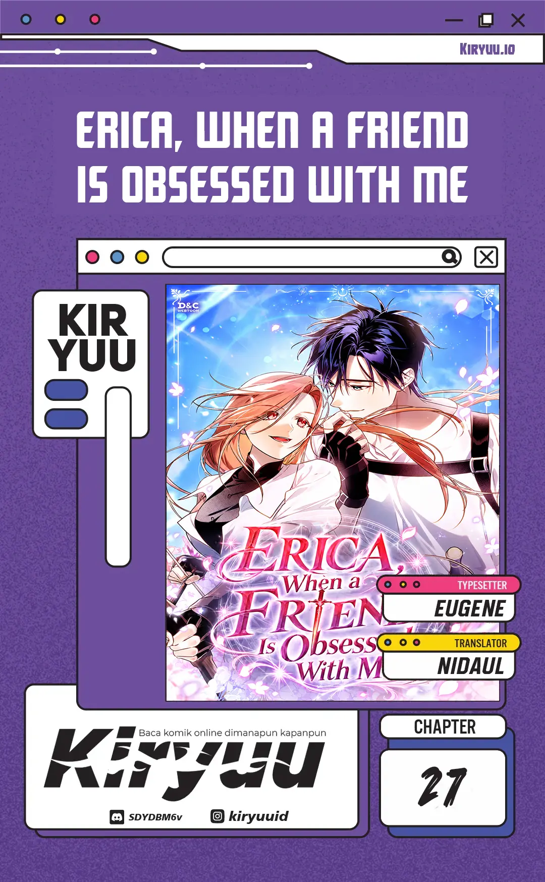 Erica, When a Friend Is Obsessed With Me - Chapter 27 - Page 1