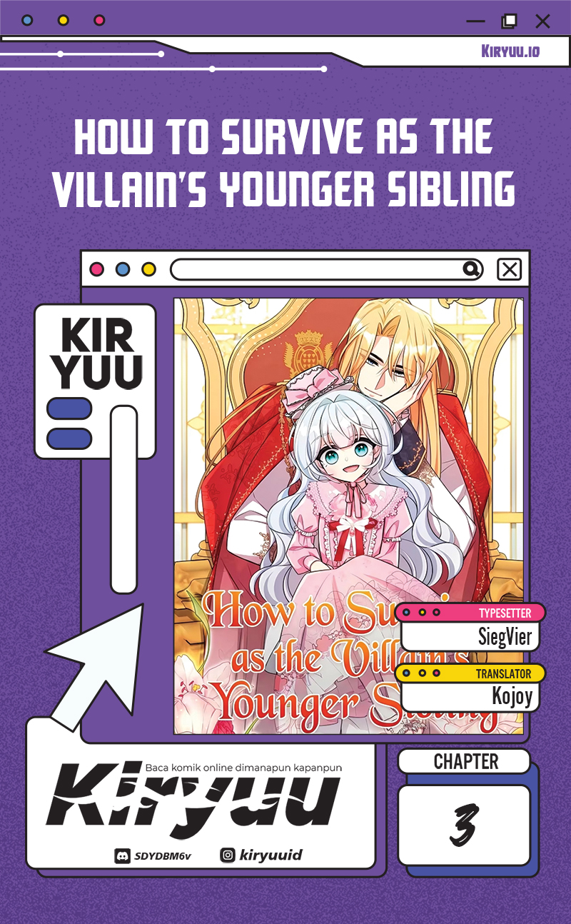 How to Survive as the Villain’s Younger Sibling - Chapter 3 - Page 1