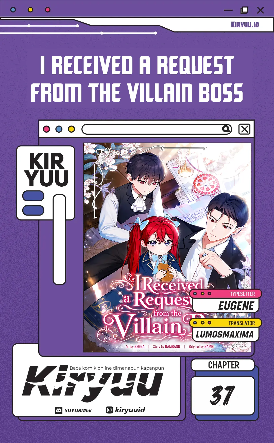 I Received a Request from the Villain Boss - Chapter 37 - Page 1