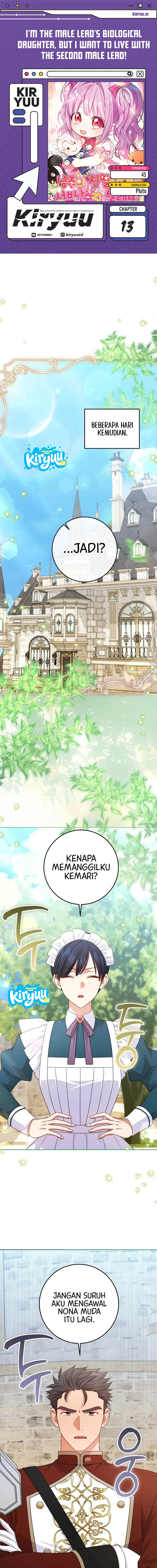 I'm The Male Lead's Biological Daughter, But I Want To Live With The Second Male Lead! - Chapter 13 - Page 1