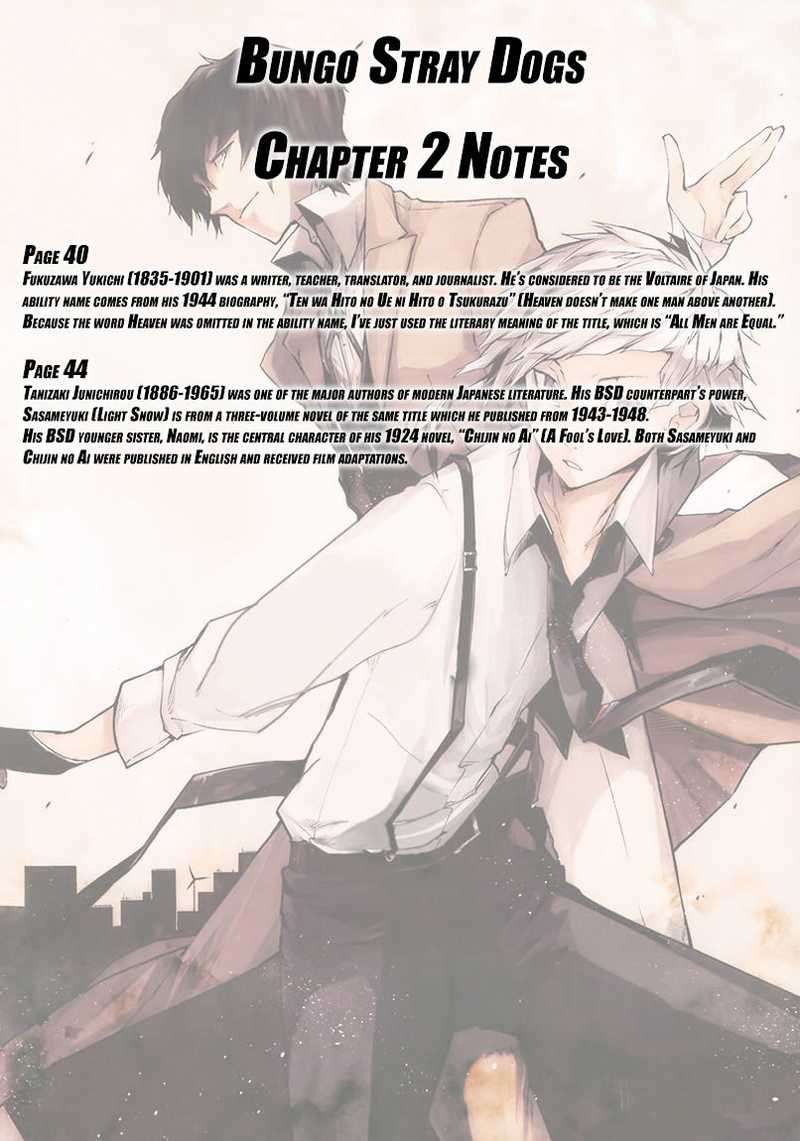 
              Bungou Stray Dogs             Chapter 2