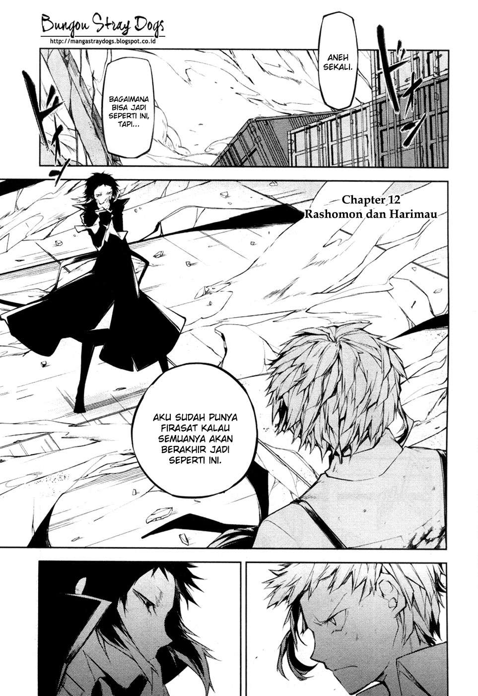 
              Bungou Stray Dogs             Chapter 12