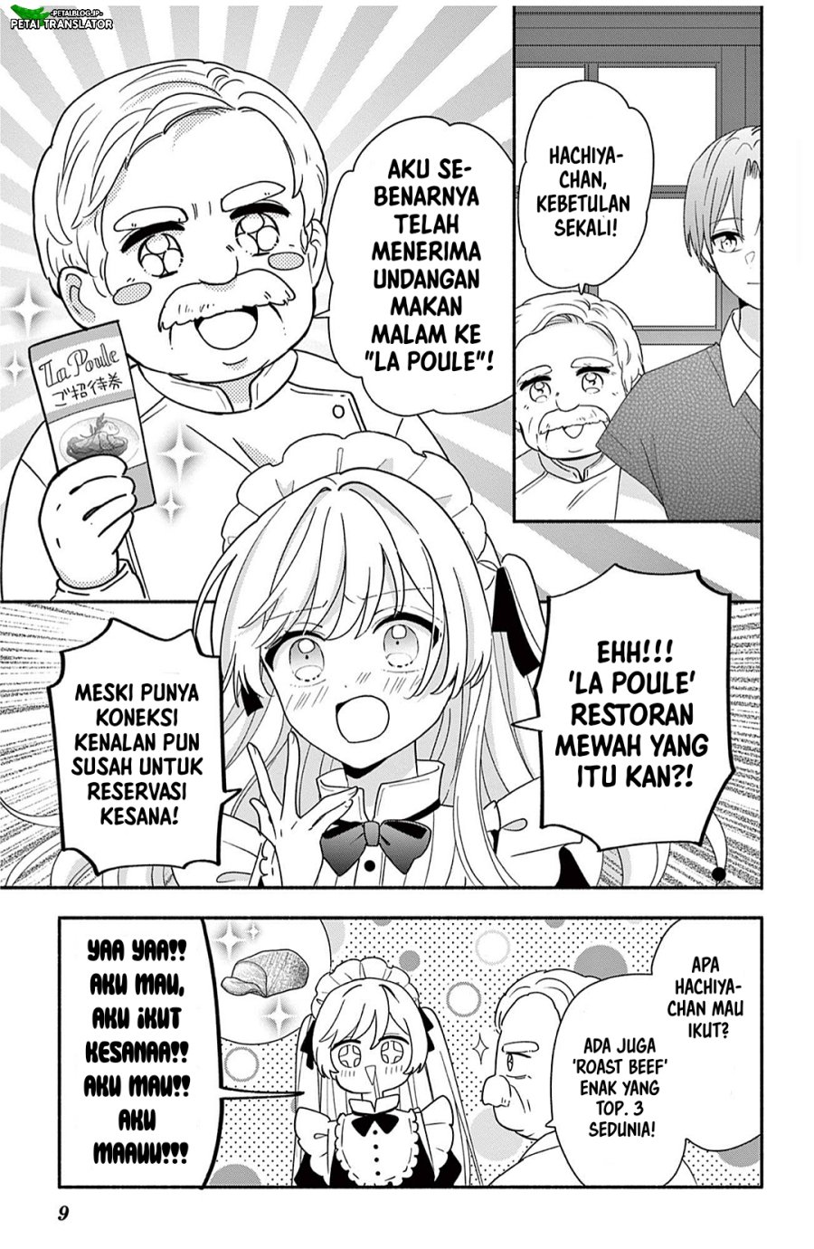 Maid wa Koisuru Hachiya-kun - Chapter 30.1 - Page 9
