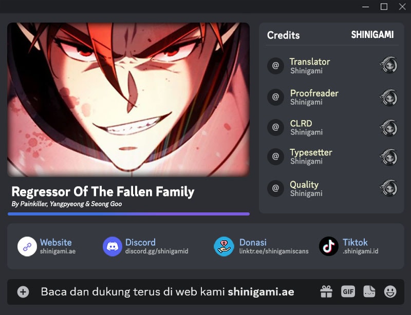 Regressor of the Fallen Family - Chapter 155 - Page 1