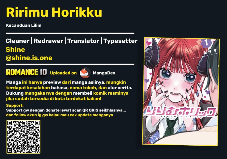 Ririmu Horikku - Chapter 19 - Page 1