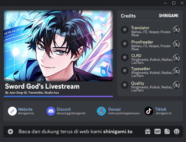 Sword God's Livestream - Chapter 40 - Page 1