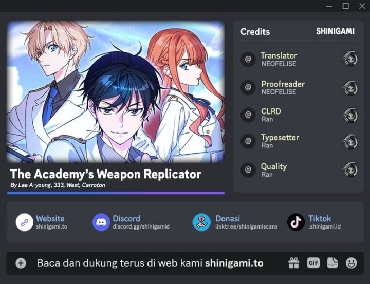 The Academy’s Weapon Replicator - Chapter 23 - Page 1