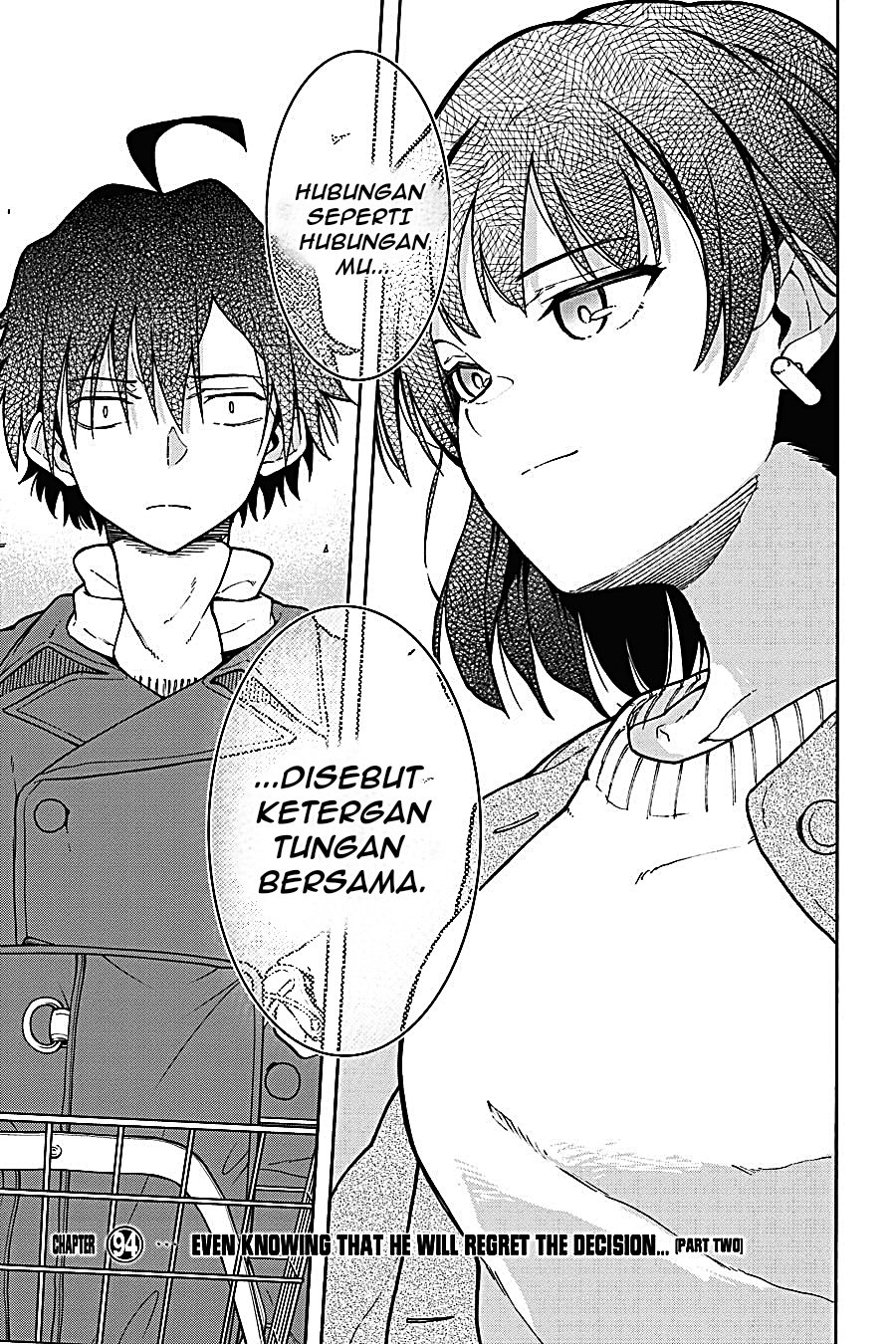 Yahari Ore no Seishun Love Come wa Machigatteiru - Chapter 93 - Page 1