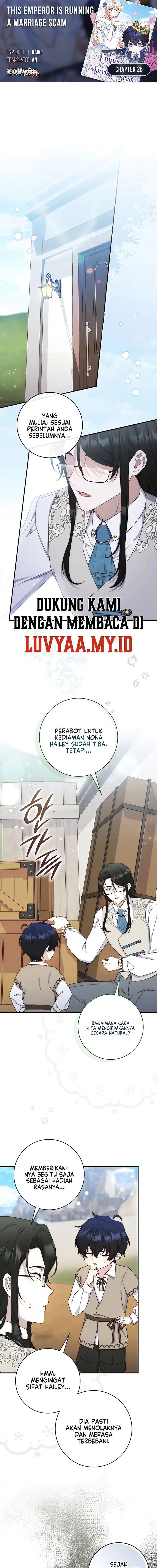 This Emperor Runs a Marriage Scam Chapter 25 - Page 1