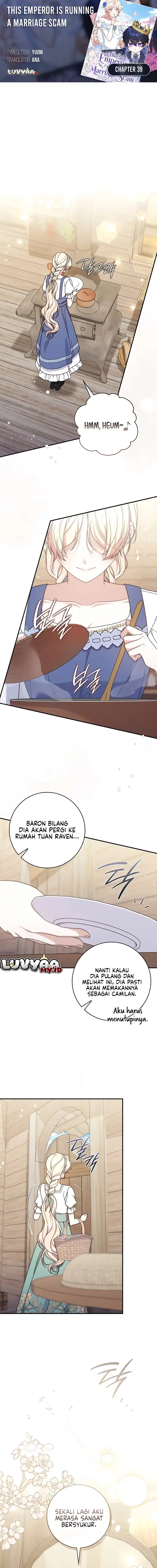 This Emperor Runs a Marriage Scam Chapter 39 - Page 1